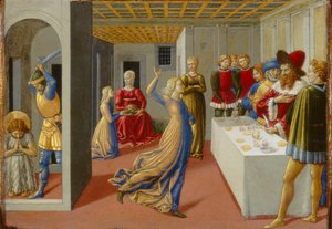 Das Fest des Herodes und die Enthauptung von Johannes dem Täufer, 1461-1462