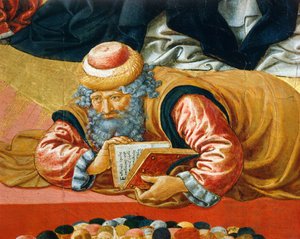 Arabischer Philosoph Averroes (Detail) von Benozzo di Lese di Sandro Gozzoli