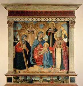 Madonna mit Kind und den Heiligen Andreas und Prosper, 1466