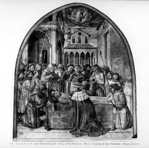 Die Begräbnisriten des Heiligen Franziskus