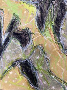 Abstrakte erdige Landschaft