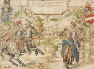 Otto, Graf von Nassau und seine Frau Adelheid van Vianen, 1530-35 von Bernaert van Orley