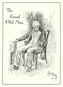 Der gute alte Mann (Gravur) von Bernard (after) Partridge