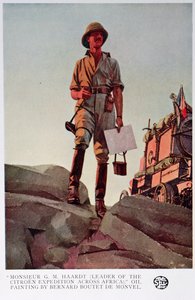 Herr G. M. Haardt, Leiter der Citroen-Expedition durch Afrika