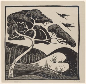 Dünenlandschaft (Detail) von Bernard Essers (signed by artist)