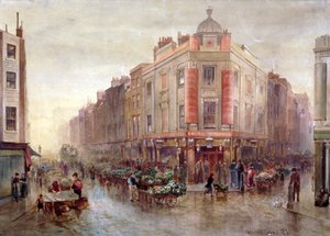 Markt an einem Sonntagmorgen in Seven Dials, Holborn, London von Bernard Evans