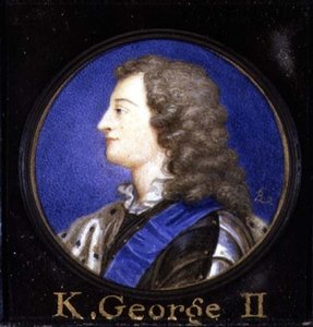 Porträt von George II (1683-1760) von Bernard III Lens