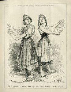 Illustration von Bernard Partridge (1861-1945) in Punch von Bernard John Partridge