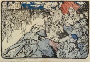 Die Barrikade, Illustration aus 