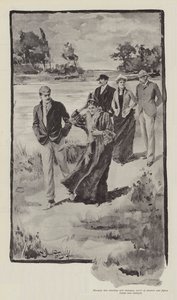Die seltsamen Abenteuer eines Hausboots, von William Black von Bernard Partridge