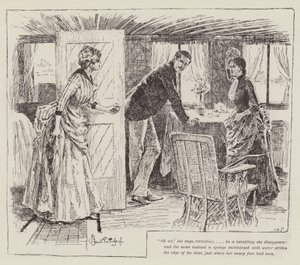 Die seltsamen Abenteuer eines Hausboots, von William Black von Bernard Partridge