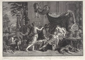 Tod von Meleager Geschichte von Meleager (Serie) von Bernard Picart