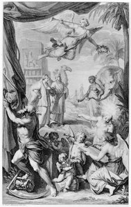 Frontispiz zu Voyages...par le Muscovie, en Perse, et aux Indes Orientales, 1718 von Bernard Picart