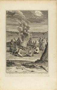 Die Virginier verehren das Feuer von Bernard Picart