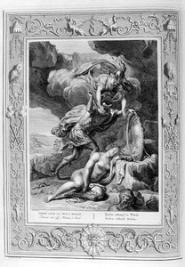 Perseus schneidet Medusa den Kopf ab, 1733