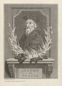 Porträt von Jerome von Prag, 1712 von Bernard Picart