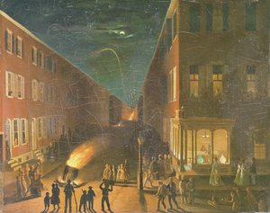 Wahlabend-Feuer, 1864