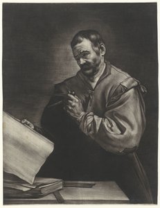 Heraklit mit einem Zirkel von Bernard Vaillant