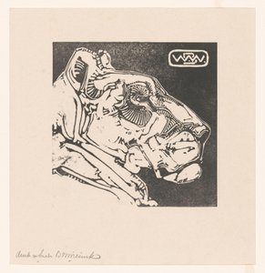 Kopf einer Löwin von Bernard Willem Wierink (signed by artist)