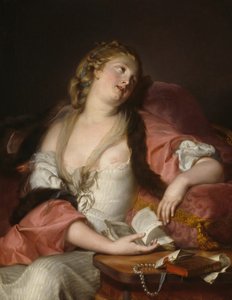 Dame liest die Briefe von Heloise und Abelard, ca. 1780