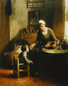 Mit dem Löffel gefüttert von Bernard de Hoog