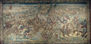 Episode der Schlacht von Pavia (1525) von Bernard van Orley