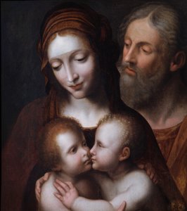 Die Heilige Familie mit dem kleinen Johannes