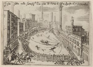 Die Piazza, Siena