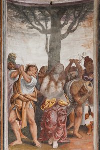 Detail des Martyriums der heiligen Katharina (Fresko)