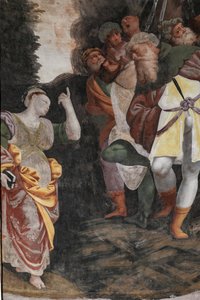 Detail des Martyriums der Heiligen Katharina