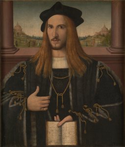 Porträt von Alberto Pio, 1512 von Bernardino Loschi