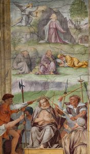 Detail der Passion und Kreuzigung Christi von Bernardino Luini