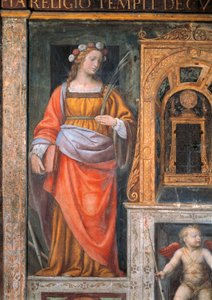 Italien, Mailand, Kirche San Maurizio al Monastero Maggiore, Heilige Cäcilia von Bernardino Luini