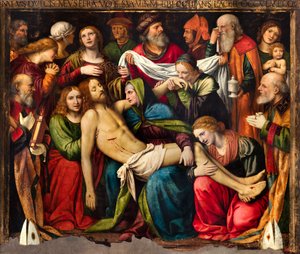 Mailand, Kirche San Giorgio al Palazzo, Bernardino Luini, Grablegung von Bernardino Luini