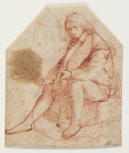 Sitzender Jüngling mit Viola