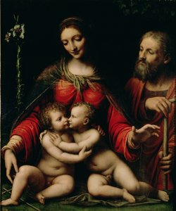 Die Heilige Familie mit dem kleinen Johannes dem Täufer