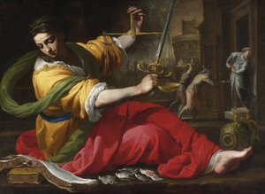 Allegorie der Gerechtigkeit von Bernardino Mei