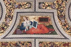 Kimmerische Sibylle (Detail) von Bernardino di Betto Pinturicchio