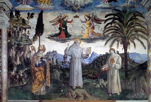 Glorie des Bernardino von Siena (Detail)