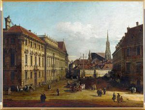 Lobkowitzplatz in Wien, Österreich von Bernardo Bellotto