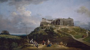 Die Festung Königstein, 1756-1758 von Bernardo Bellotto
