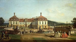 Das kaiserliche Schloss von Schlosshof von der Gartenseite