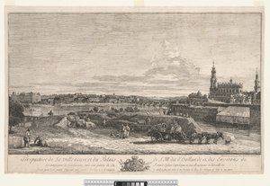 Ansicht von Dresden von Bernardo Bellotto