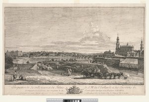 Ansicht von Dresden von Bernardo Bellotto