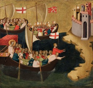 Ankunft der heiligen Ursula in Köln, ca. 1333