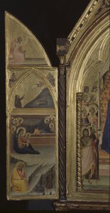 Geburt Christi (linkes Panel) (recto)