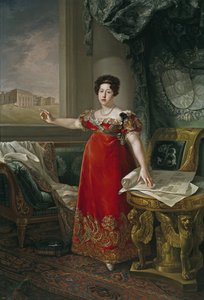 Maria Isabel von Portugal (1797-1818) vor dem Prado-Museum