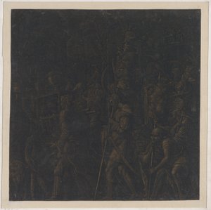 Blatt 8 aus Die Triumphe Caesars, nach Mantegna, 1599 von Bernardo Malpizzi