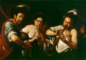 Straßenmusiker, ca. 1630