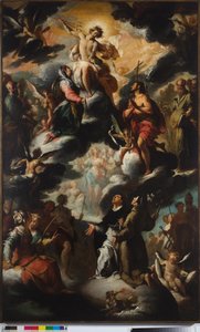 Die Vision des Heiligen Dominikus (Himmel)